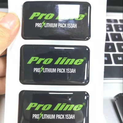 3d Circle Clear Epoxy Dome สติกเกอร์ป้าย PP PVC PET Led