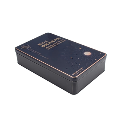 กระเป๋าสตางค์ กล่องดีบุกโลหะ คอนเทนเนอร์ บิสกิตสี่เหลี่ยม เคส หรูหรา ขนมไหว้พระจันทร์ สี่เหลี่ยม