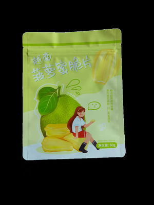 ถุงบรรจุภัณฑ์ผลิตภัณฑ์พลาสติกพิมพ์ลายพร้อมผลิตภัณฑ์อาหาร Ziplock