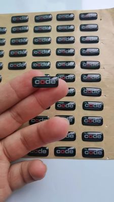 สติ๊กเกอร์อีพ็อกซี่ใสพิมพ์สติ๊กเกอร์กันน้ำแบบติดด้วยตนเอง