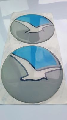 โดมอีพ็อกซี่พิมพ์สติกเกอร์ PVC วางกาวโลโก้ Self Adhesive