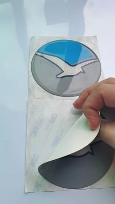 โดมอีพ็อกซี่พิมพ์สติกเกอร์ PVC วางกาวโลโก้ Self Adhesive