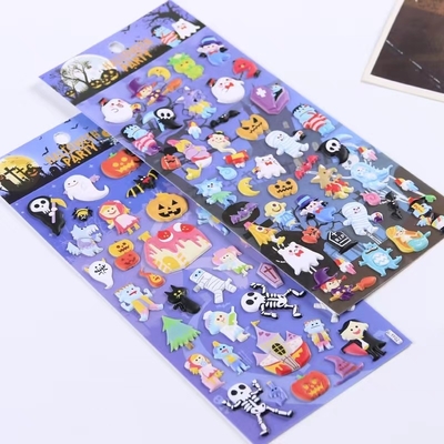 Holographic Glossy Die Cut สติกเกอร์แผ่นโปร่งใสน่ารักเด็กตั้งครรภ์เด็กกระดาษตกแต่ง
