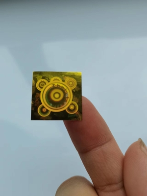 Holo Anti Counterfeit Sticker Laser Security หมายเลขซีเรียลปกป้องผู้บริโภค Circle Custom