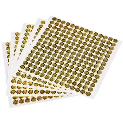 การพิมพ์สติกเกอร์โฮโลแกรมบรรจุภัณฑ์ PET PVC BOPP สำหรับฉลาก