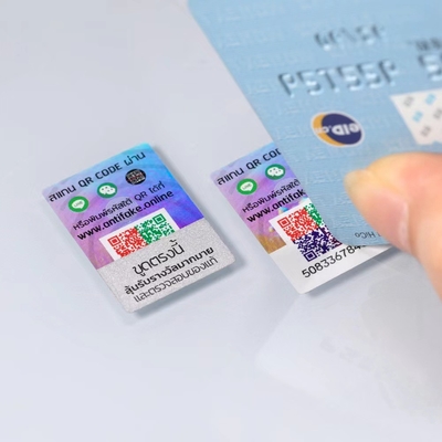 สติ๊กเกอร์โฮโลแกรม Pass การพิมพ์ 2D / 3D แบบกำหนดเอง, สติ๊กเกอร์โฮโลแกรม PASS Void