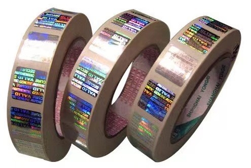 Custom 3D Seal Void Hologram Sticker Security Sheet Roll Serial Number Scratch Off