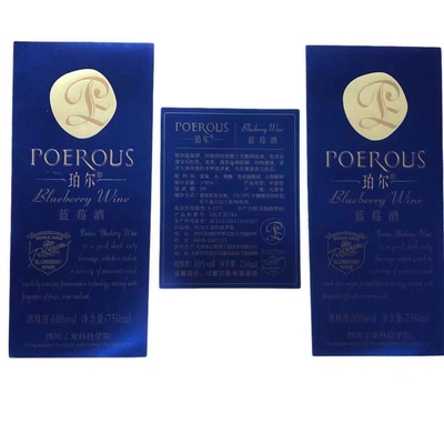 ม้วนสติกเกอร์ฉลากไวน์ทน UV แบบถาวรสำหรับบรรจุภัณฑ์ผลิตภัณฑ์ของคุณ