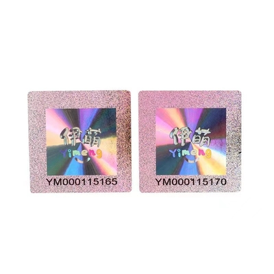ป้ายกาว PVC Hologram Vinyl Sticker ป้องกันการปลอมแปลง